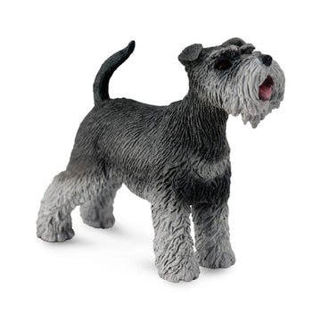 Collecta Schnauzer Animal Toy, 2.2''L X 1.7''H
