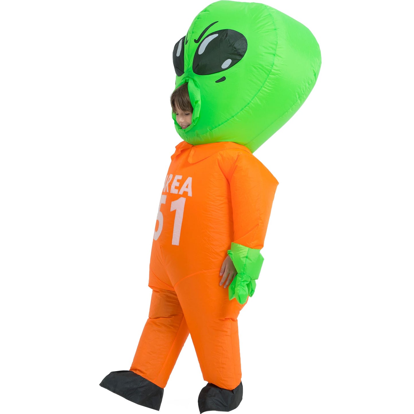 Rquxmt Inflatable Alien Costume,Inflatable Costumes For Kids,Blow Up Costume,Halloween Costumes For Boys Girls (4-5Yrs)
