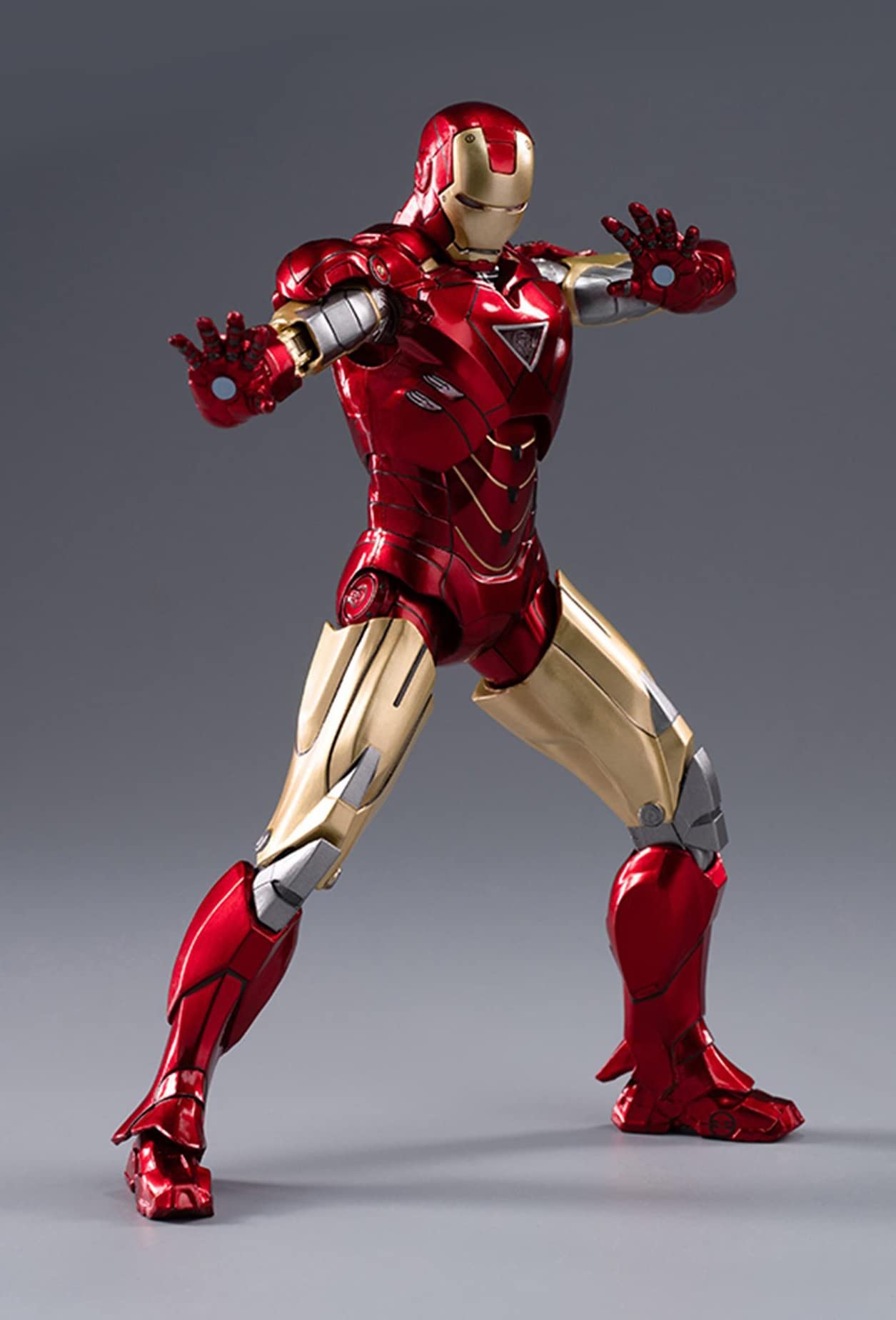 OVONNI Ironman MK6 Action Figure, 7 Inch Collectible, ABS Material, Exquisite Painting, Includes Accessories