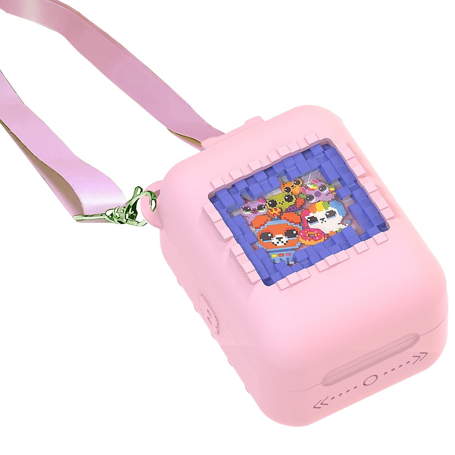 Silicone Case For Bitzee Original Interactive Toy Digital Pet With 15 Animals, Protective Skin Cover For Bitzee Original Virtual Electronic Digital Pet Accessories(Case For Bitzee Orginal) (Pink)