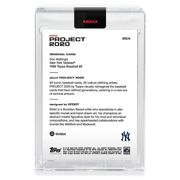 Topps Project 2020 Card 354-1984 Don Mattingly by Efdot