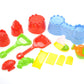 PowerTRC Beach Toys | Sand Molds | Sand Pit Toys | Sandbox Toys | Sand Buckets | Sand Castle Building Kit | (2 in 1 Kit)
