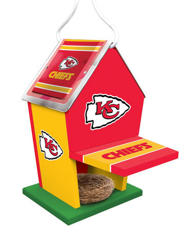 Masterpieces Team Logo Painted Wood Birdhouse - NFL Kansas City Chiefs
