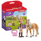 Schleich Horse Club Horse Toy For Girls And Boys Ages 5+, Groom With Icelandic Pony