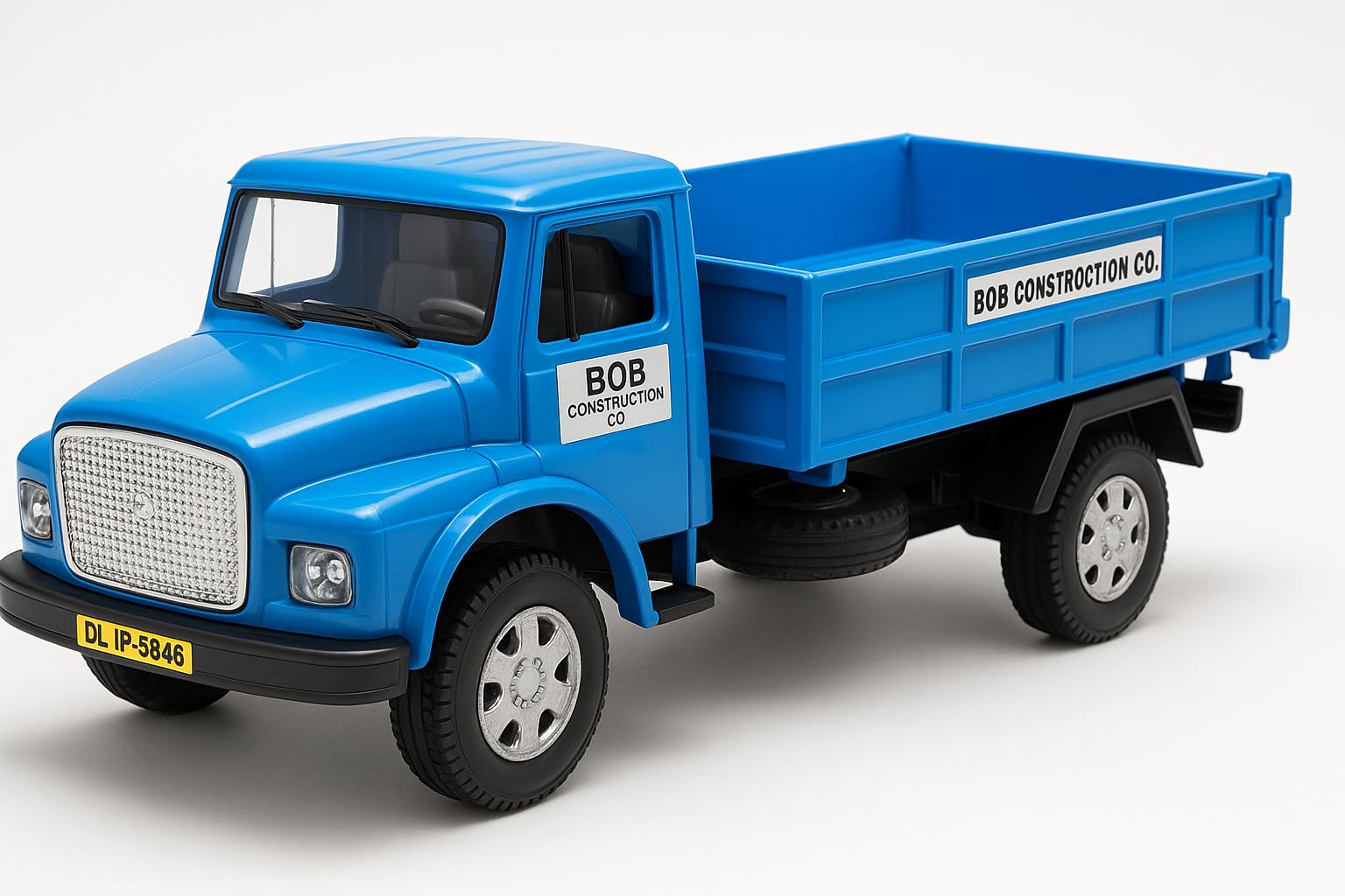 Offphate Plastic Toy Telco Truck Tlc, Pack Of 1, Weight Around 100 Grams & Length 15 Cm. Color.(Blue)