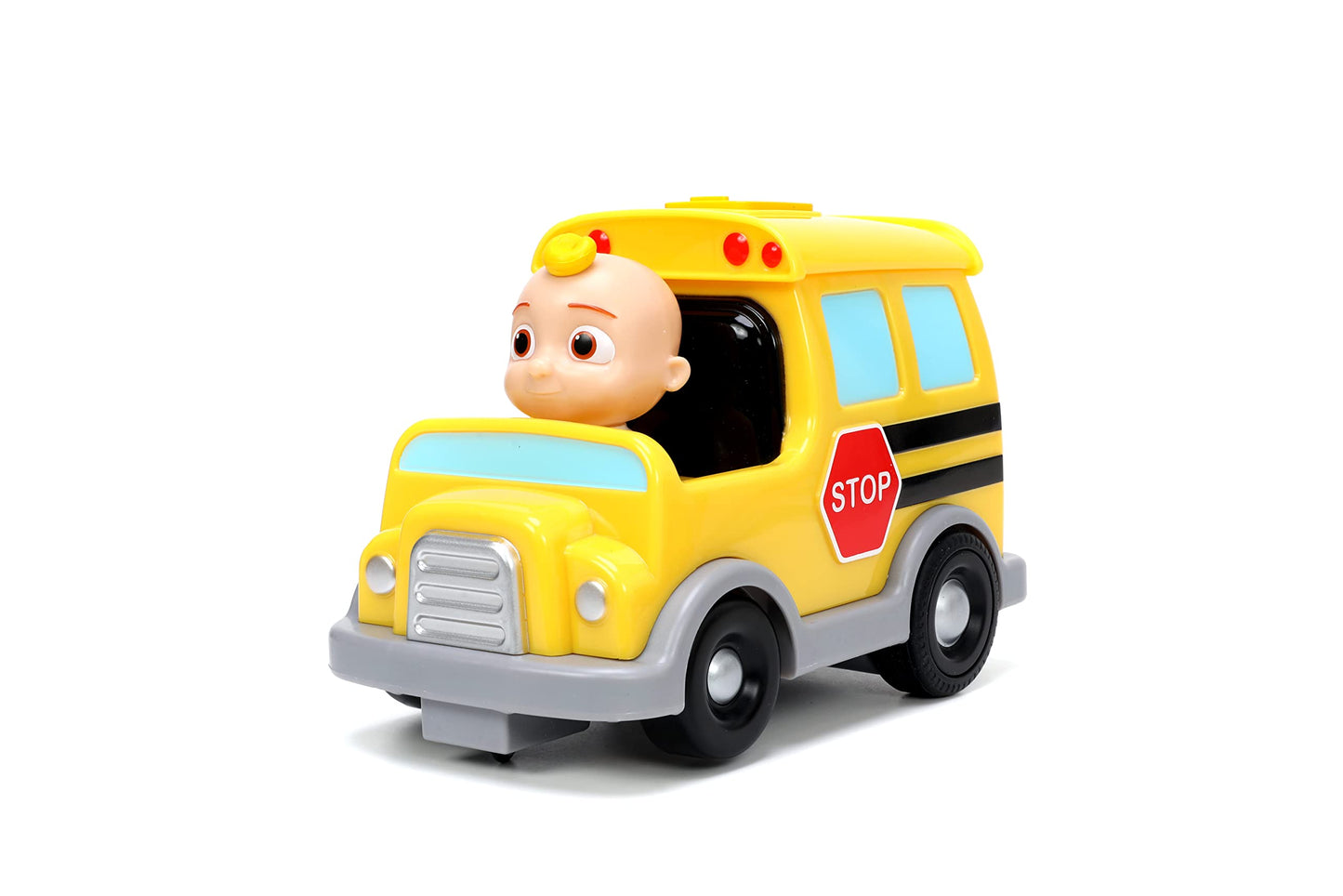 Jada Toys Cocomelon 7.5'' School Bus Rc Remote Control Car, Toys For Kids