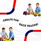 Chatelet 45 Degree Curved Tracks for Hot Wheels Racetracks - 5-Pack, Plastic, Made in USA