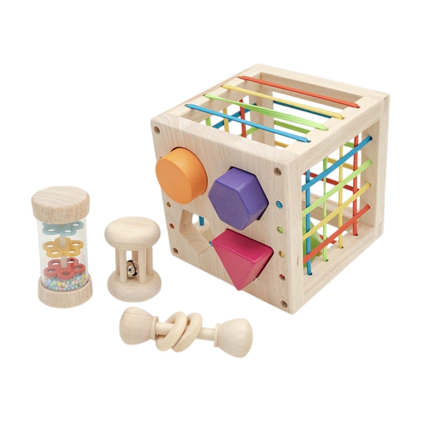Styleheaven Shape Sorter Toy 4 In 1 Sensory Toy For Infants Boys And Girls Birthday Gift
