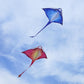 Mint'S Colorful Life 2 Pack Devil Fish Kite For Kids Adults,Easy To Fly Delta Kite Single Line Large, Kite Handle Include (Blue&