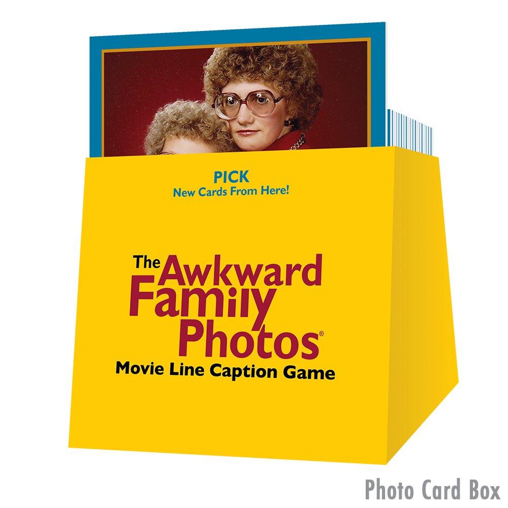 All Things Equal Awkward Family Photos Movie Caption Game - Funny Pics & Movie Lines, Original, Model 02143, Recycled Materials