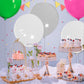 32Pcs White Big Balloons 18 Inch, Round Large Latex Party Balloons For Birthday Wedding Decorations. (White)