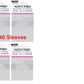 Sleeve Kings Mini Euro Card Sleeves 45 X 68 Mm (4X110 Pack, 440 Sleeves)