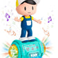 Dherik Tradworld Uper Fashion Boy Stunt Scooter Balancing 360 Degree Rotating Robot Car 3D Light Music, Dancing Musical Toys For
