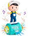 Dherik Tradworld Uper Fashion Boy Stunt Scooter Balancing 360 Degree Rotating Robot Car 3D Light Music, Dancing Musical Toys For