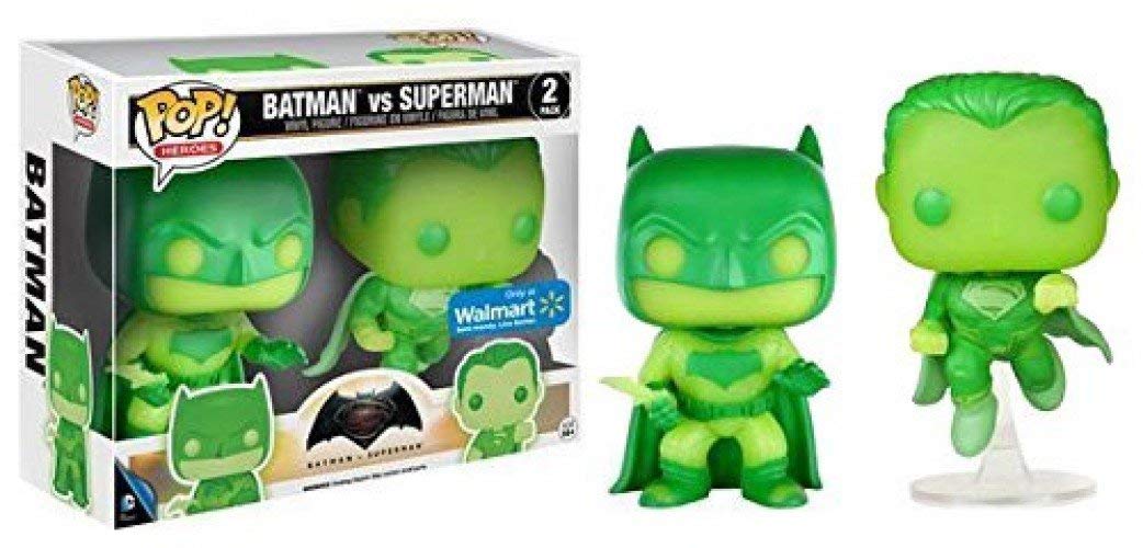 Funko Pop Batman Vs. Superman Glow In the Dark limited availability 2 pack