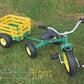 All Terrain Tricycle with Wagon (Green), #CART-042