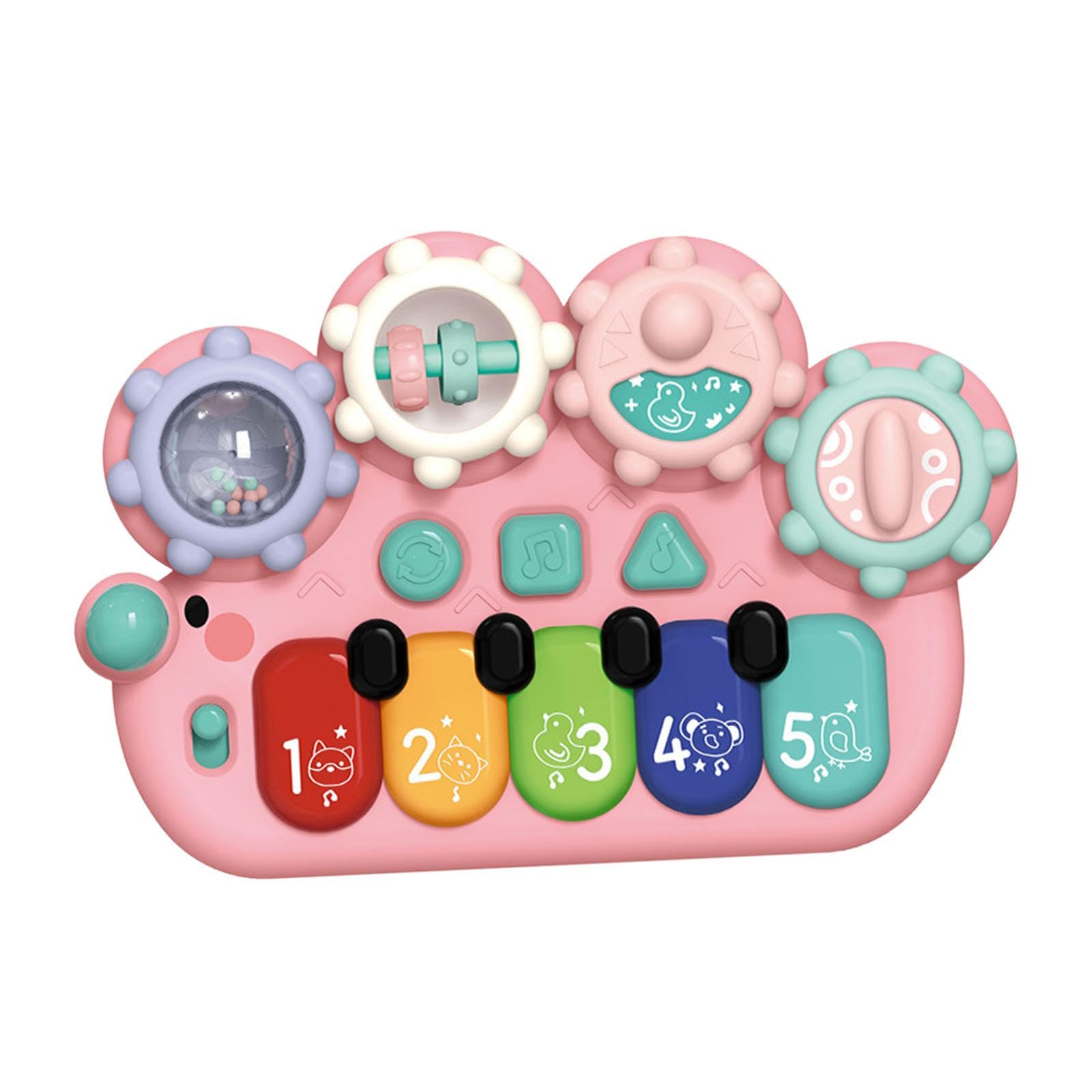 Atorse Light Up Music Baby Toys Early Learning Cartoon For Toddlers Babies Birthday Pink|Baby | Toys For Baby | Developmental Ba