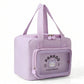 Supvox Kawaii Cartoon Lunch Bag Thermal Insulation Lunch Bag With Extra Clear Zipper Pouch For Picnic, School, Office, 26X16.5X1