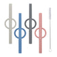 4 Pack Handle Hollow Teethers Tubes (6.8 ' ' Long) Teething Toys For Babies 0-6 Months - Bpa Free