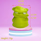 Funnysquee Adorable Mini Green Monster Slow Rising Squishy, Stress Relief, Fun For Kids, In Convenient 4.7' Size