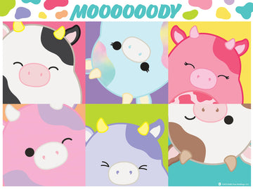 Buffalo Games Squishmallow Moooooody 400-Piece Jigsaw Puzzle - Large Multicolor Paper Puzzle for Family Game Nights