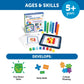 Learning Resources MathLink Cubes Puzzle Challenge - Medium Multicolor Plastic Model LER9336