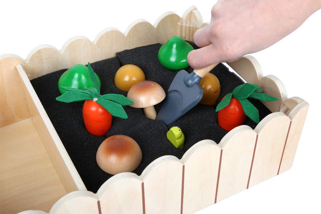 Small Foot Wooden Toys - Vegetable Garden Complete Playset
