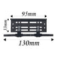 Vgoohobby Metal Side Pedal Step Foot-Plate Pedal Adjustable Running Board Compatible With Traxxas Trx4 Defender Scx10 Iii Ax1030