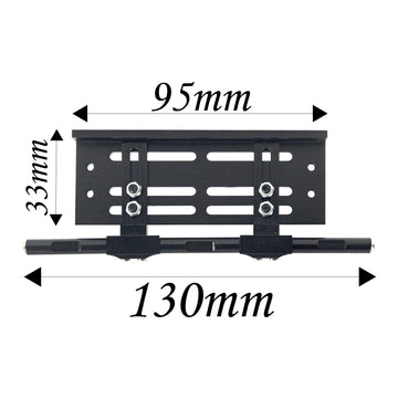Vgoohobby Metal Side Pedal Step Foot-Plate Pedal Adjustable Running Board Compatible With Traxxas Trx4 Defender Scx10 Iii Ax1030