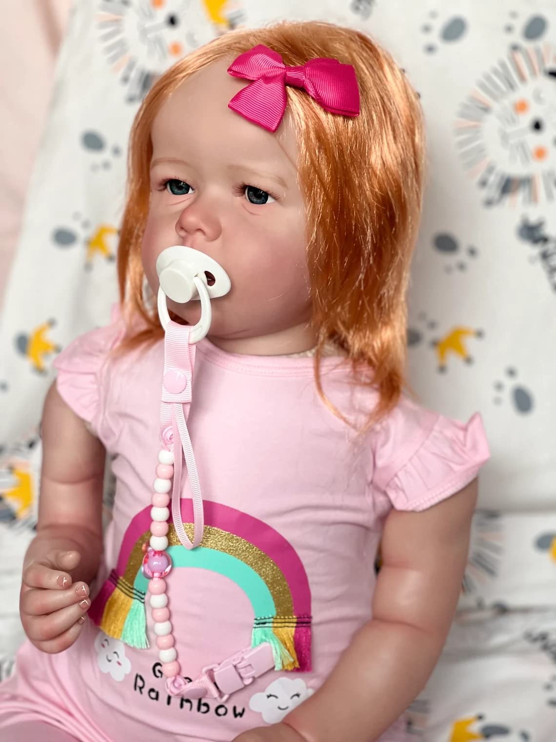 Pinky Reborn Silicone Reborn Toddler Dolls 28 Inch 70 Cm Girl Real Looking Dolls With Filling Pp Cotton Bebes Soft Touch Cuddly