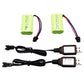 Blomiky SM-3P Plug 7.4V 2S 600mAh Battery and USB Charger Cable Suitable for G03060R New Version Amphibious RC Trucks/ C60 Batte