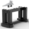 Mocellence Display Stand for Lego Imperial Star Destroyer 75394  Stable Display Bracket Building Block Set with Clear Instruction for Fans  mature-themed and Kids 3 Up - 1 Pack