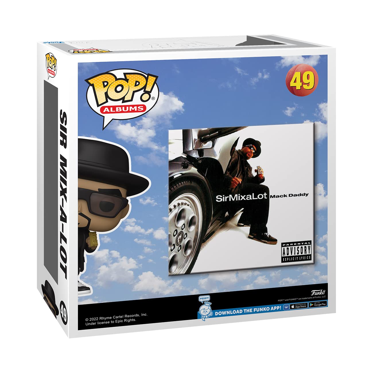 Funko Pop! Albums: Sir Mix-A-Lot - Mack Daddy - Music - Collectable Vinyl Figure - Gift Idea - Official Merchandise - For Kids &