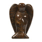 Justinstones Carved Bronzite Gemstone Peace Angel Pocket Guardian Angel Healing Statue 2 Inch