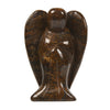 Justinstones Carved Bronzite Gemstone Peace Angel Pocket Guardian Angel Healing Statue 2 Inch