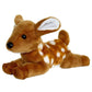 Hideekoog Stuffed Animal for Kids 12 inch Fawn Realistic Animal Plush Toy Lying Down Posture Animals Plush Deer for Boys Girls mature-themed Birthday Hug Teaching(L-Deer)