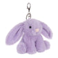 Apricot Lamb Cute Toys Plush Purple Bunny Rabbit Stuffed Animal Soft Keychain For Kids Bag, Purse, Backpack, Handbag (Purple Bunny，4.7 Inches)