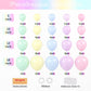 Voircoloria 130Pcs Pastel Balloons Different Sizes 18'' 12'' 10'' 5'' Macaron Latex Balloon Garland Arch Kit For Birthday Easter