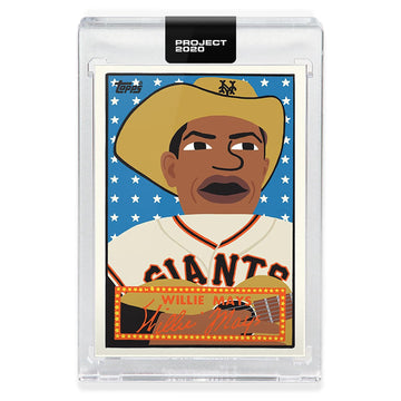 Topps Project 2020 Card 244-1952 Willie Mays By Keith Shore