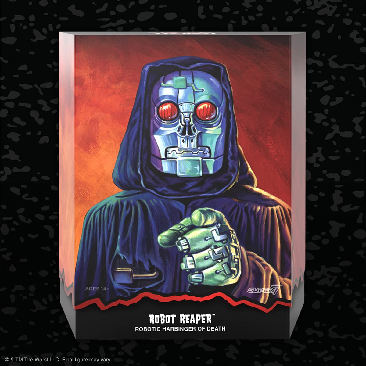 Super7 Ultimates! The Worst Robot Reaper - 7'' The Worst Action Figure With Accessories Collectibles And Retro Toys