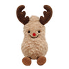 MUALML Cute Peanut Plush Toy, 6'' Soft Reindeer Peanut Stuffed Animal Funny Food Plushies with Legs, Adorable Smile Peanut Birth
