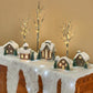 Kovot Led Snow Mantle & Buffet Cover | Icicle Mantle Cover Holiday Decor