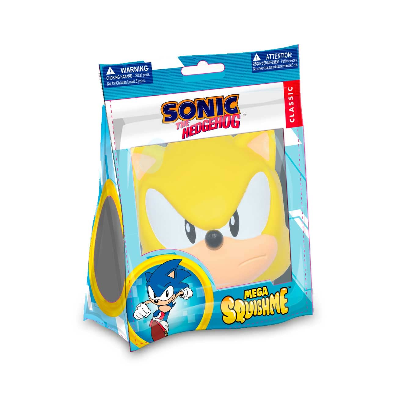Sonic The Hedgehog Mega Squishme - Super Sonic