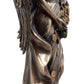 Ebros Gift Roman Greek Goddess Fortuna With Bountiful Gold Coins Statue 11.5' H Tyche Lady Of Fate Fortune Prosperity Providence Figurine