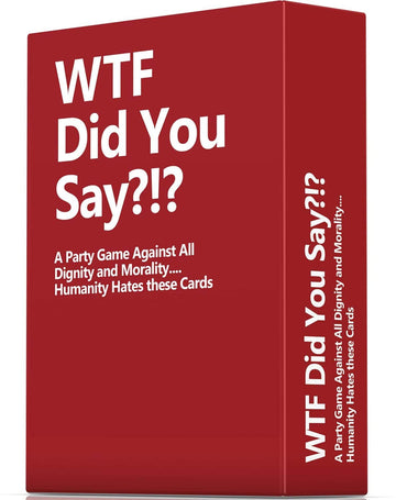Toys Uncle (Wtf Did You Say A Party Game Against All Dignity And Morality Full Game, Xl Set Of 594 Cards