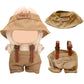 17cm Doll Clothes Set  enhanced Jeans & Knitted Sweater Outfit for 17cm 15cm Dolls  Cute Dress Up Fashion  No Doll Included (Brown/Man  17cm/15cm)
