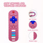 Yapromo Babay Teething Toys,Reomte Teether Toys, Silicone Chew Toy For Babies 18+ Months, Remote Control Shape Teething Toys, Early Educational Toy Bpa Free & Refrigerator Safe (Black&Pink)