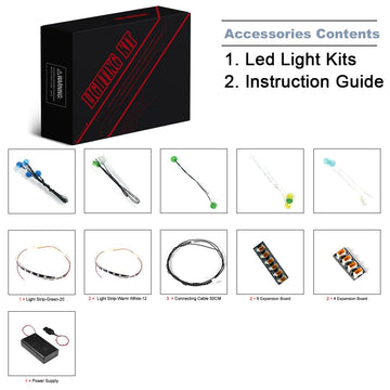 Brickbling Led Light Compatible With Lego 21342 The Insect Collection, Creative Lighting Kit, Cool For Display (Lights Only, No Model)