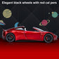 1:24 Scale Roadster Alloy Car Model Diecast Toy Vehicles for Kids, car Model,Pull Back Alloy Car with Lights and Music,Gifts for
