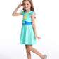 Marendyee Girls Kitties Costume Dress Christmas Gift For Kids Birthday Party Cosplay Dresses 3-4 Years